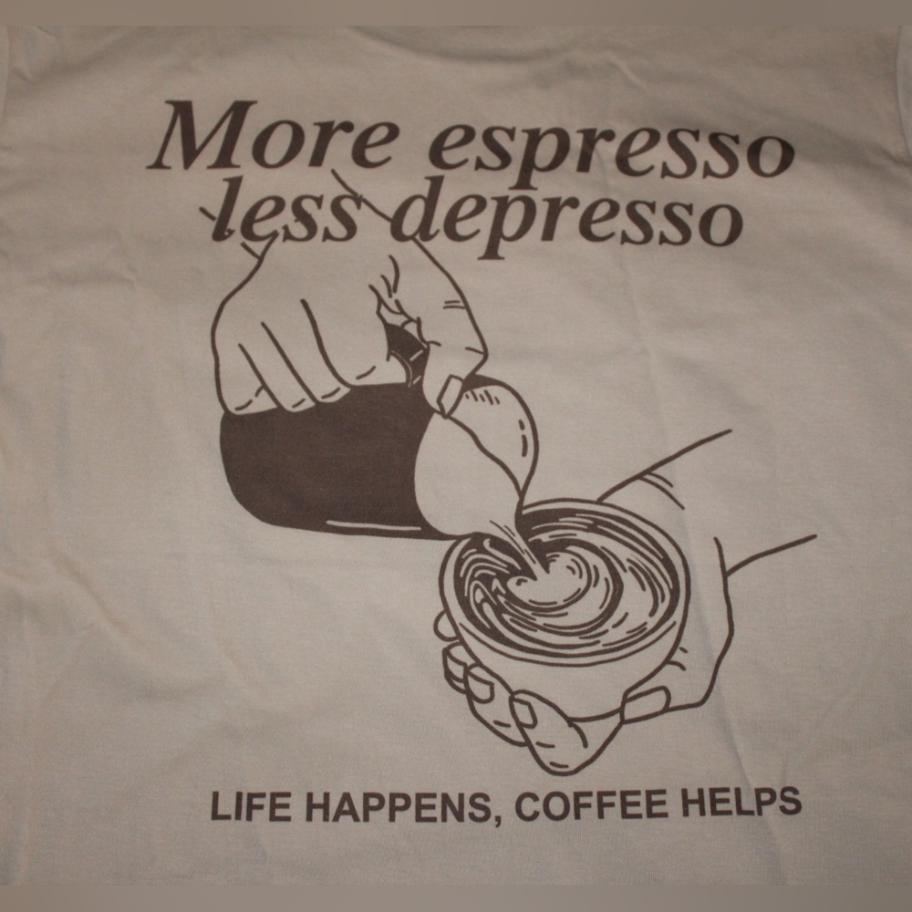 More Espresso, Less Depresso Tee - Picture 3 of 5
